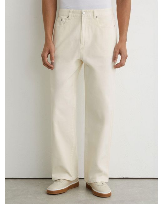 Reiss Natural Monogram Relaxed-Fit Jeans for men