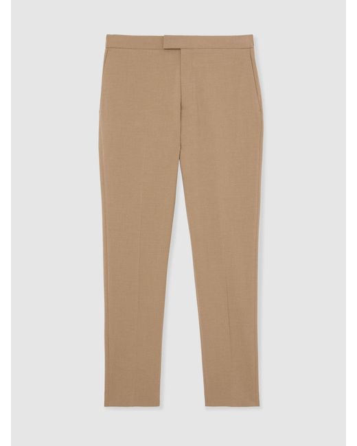 Reiss Natural Slim Fit Stretch Drawstring Trousers for men