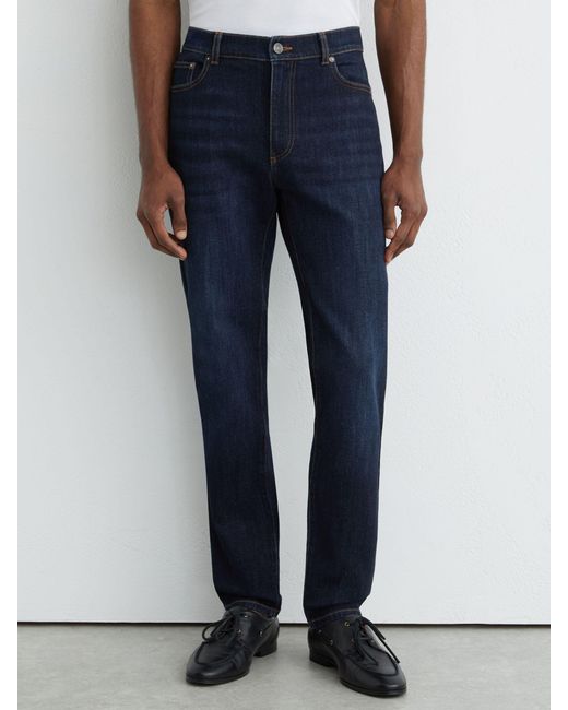 Reiss Picton - Indigo Blue Wash Washed-denim Slim-fit Jeans, 31w X 31l (uk 31 R) for men
