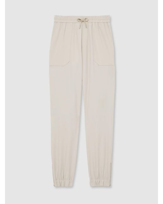 Reiss Natural Trouser - Stone Climb Stretch-nylon Cuff Trousers, 34 for men