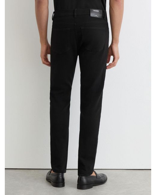 Reiss Blue Bleaker Jeans Cotton Plain for men