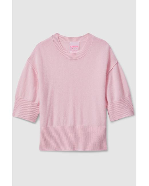 Crush Pink Collection Cashmere Oversized T-shirt