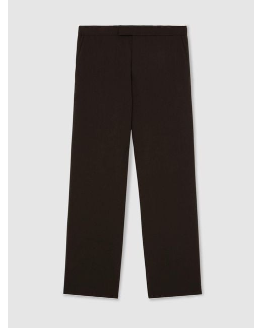 Reiss Brown Found Stretch Drawstring Trousers for men