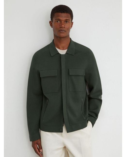 Reiss Green Cardigan for men