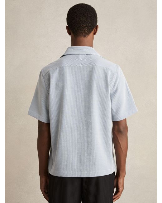Reiss Sensei Seersucker Stripe Shirtextra-Groß in Multicolor für Herren