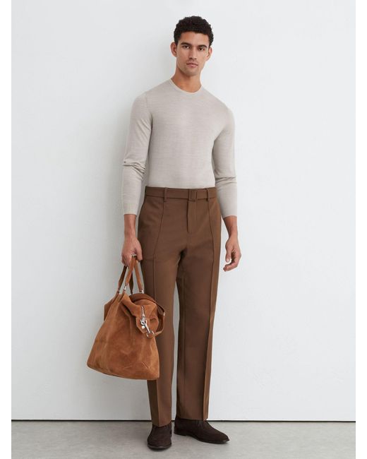 Reiss Multicolor Merino Wool Crew-Neck Jumper for men