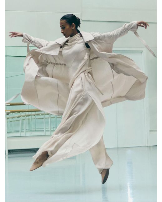 Reiss Natural Royal Ballet Trench Coat