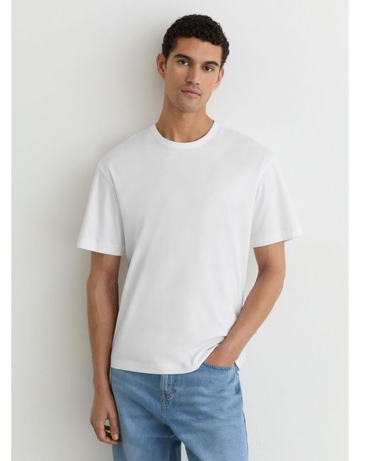 Reiss Blaikie - White Airwater-cotton Relaxed-fit T-shirt, M for men