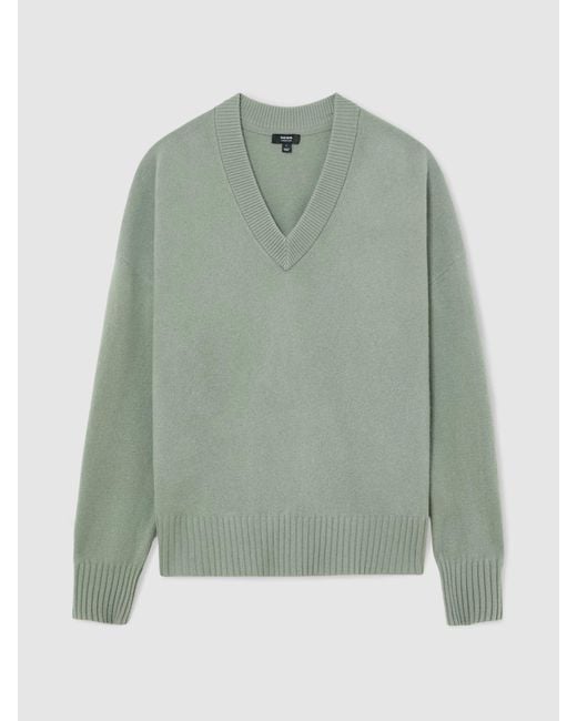 Reiss Multicolor Wool-Cashmere V-Neck Jumper for men