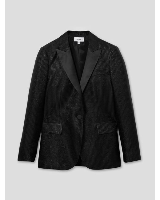 Reiss Green Minnie Jacket Striped
