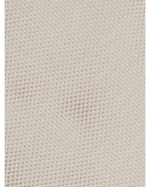 Reiss White Ceremony - Champagne Ceremony Textured Silk-blend Tie, One for men
