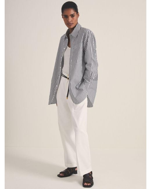Reiss Natural Reiss White & Navy