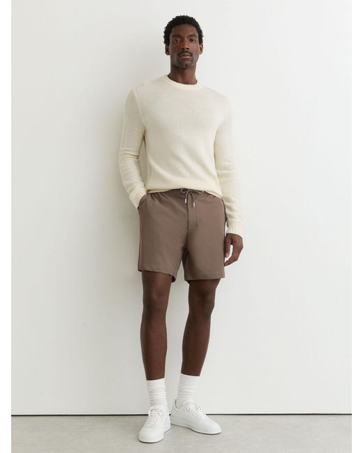 Reiss Multicolor Textured Drawstring Shorts for men