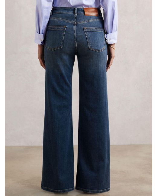 Reiss Multicolor Mid-Rise Flared Jeans