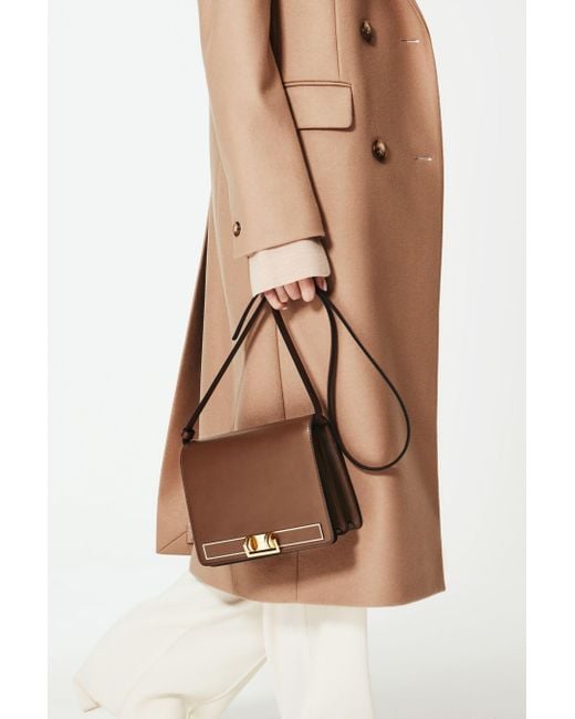 Reiss Lexington - Brown Leather Shoulder Bag