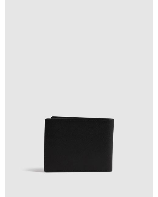Reiss Black Leather Wallet for men