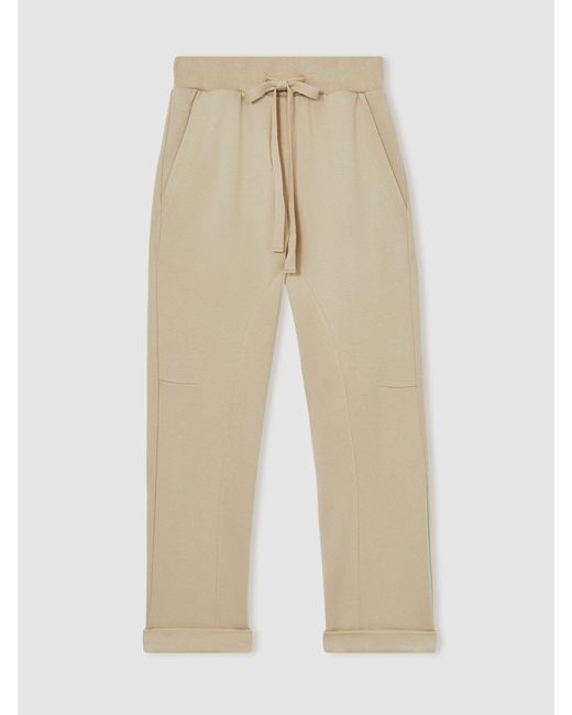 Reiss Natural Brandon - Mink | Les 100 Ciels Jersey Joggers, Xs (us 2)