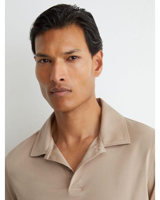 Reiss Multicolor Air-Water Cotton Polo Shirt for men