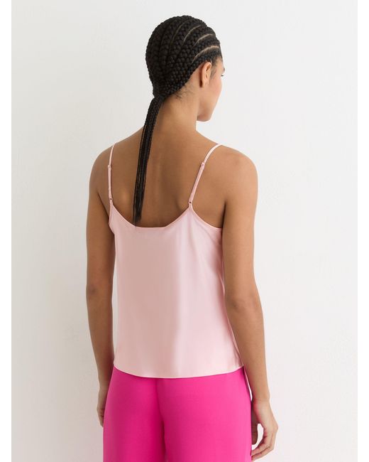 Reiss Pink Silk Cami Top