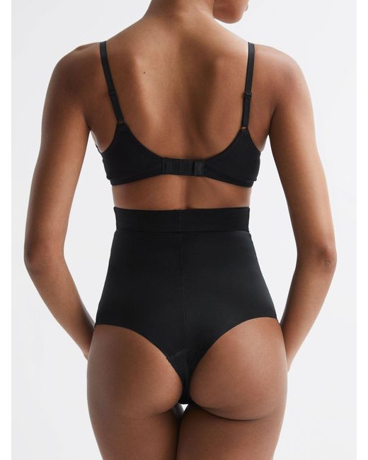 Spanx Black Shapewear Firming High-waisted Thong