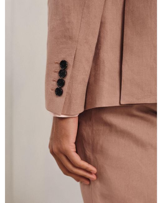 Reiss Natural Slim Fit Single Breasted Suit Blazer for men