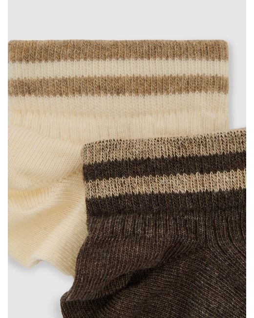 Reiss Multicolor 2-Pack Cotton-Blend Trainer Socks