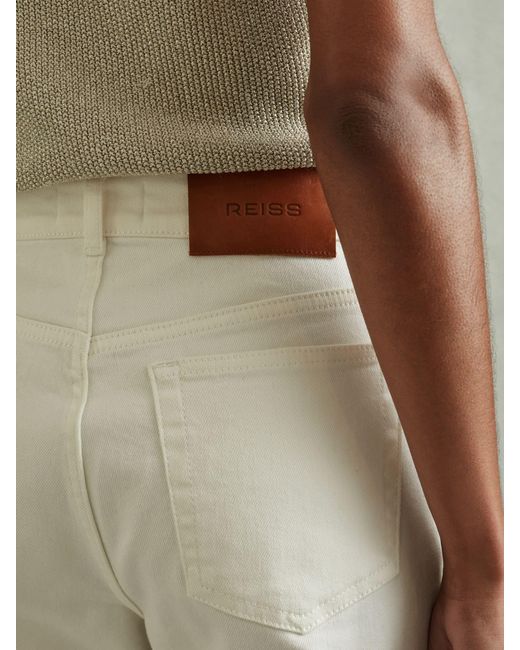 Reiss Natural Petite Juniper Flared Jeans