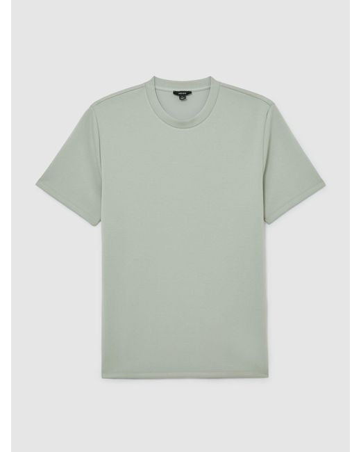Reiss Bradley - Mint Green Premium-interlock Modern-fit T-shirt, Xl for men