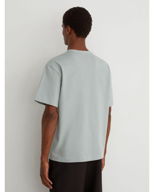 Reiss Gray Tate - Light Blue Cotton Pigment-dyed Relaxed-fit T-shirt, Xl for men