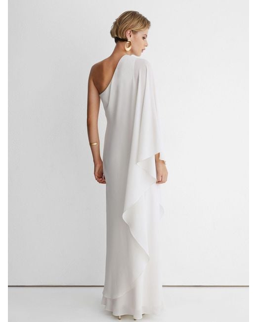 ATELIER Black One-Shoulder Maxi Dress