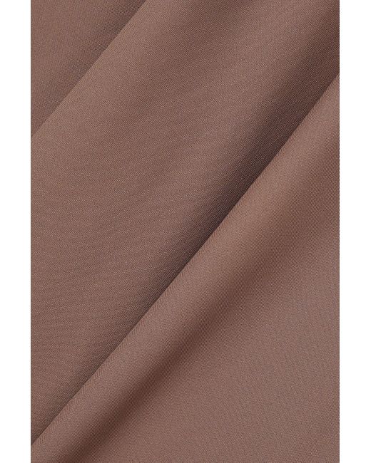 Reiss Multicolor Gracie - Mink Draped Jersey Midi Dress, S
