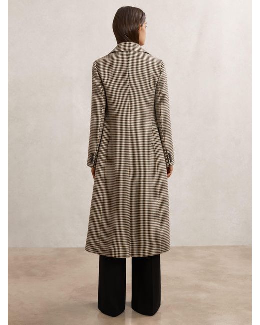 Reiss Natural Wool-Blend Single-Breasted Coat