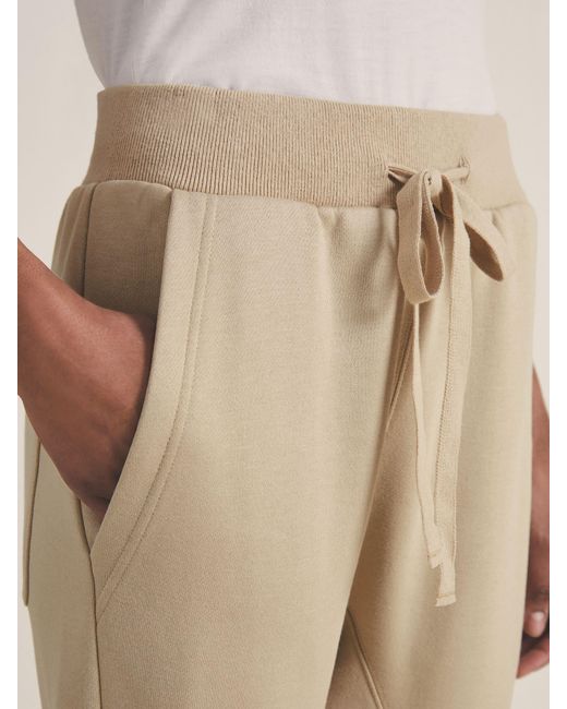 Reiss Natural Brandon - Mink | Les 100 Ciels Jersey Joggers, Xs (us 2)