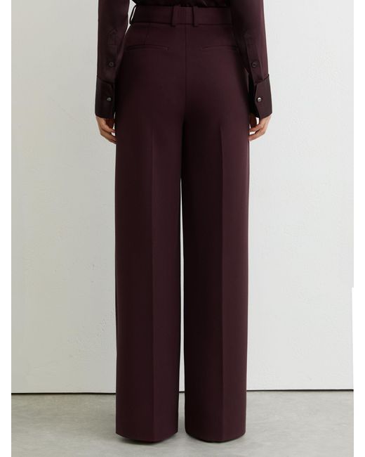 Reiss Blue Wide-Leg Suit Trousers