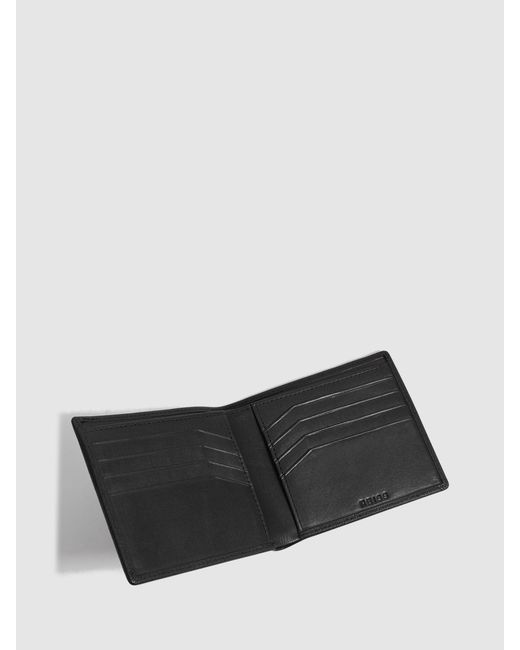 Reiss Black Leather Wallet for men