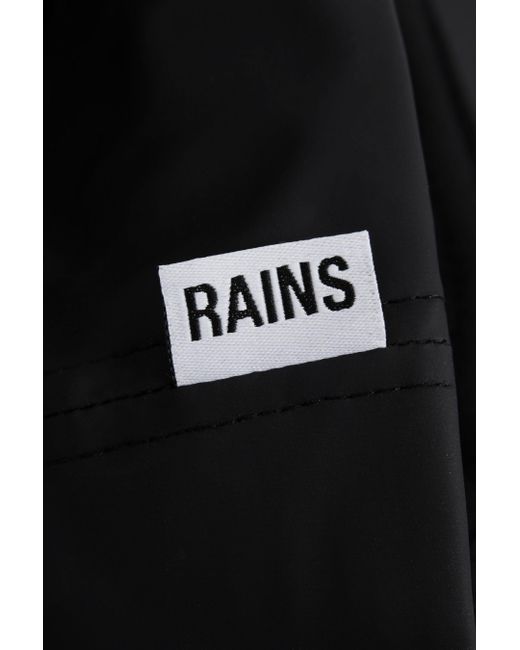 Rains Black Waterproof Cap for men