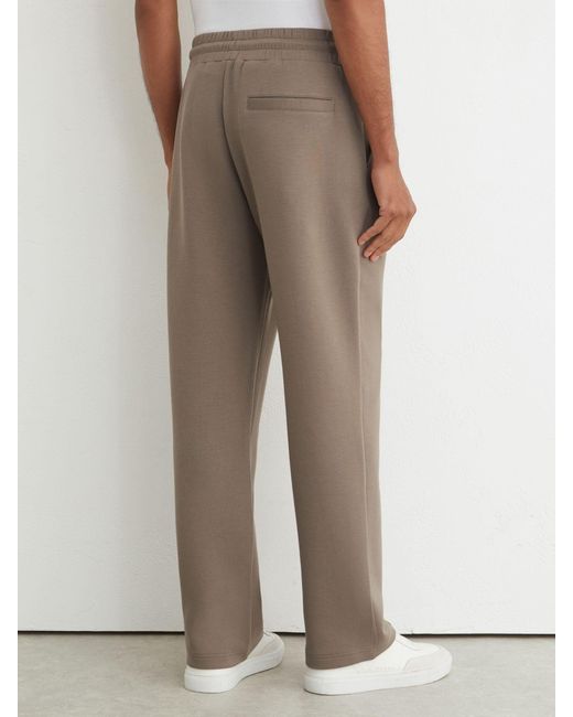 Reiss Multicolor Premium Interlock Straight-Leg Joggers for men