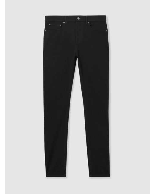 Reiss Blue Bleaker Jeans Cotton Plain for men