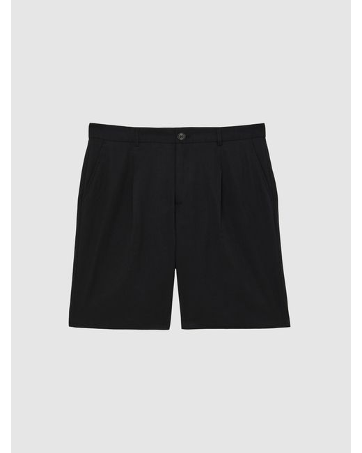 Les Deux Natural Deux Twill Pleated Suiting Shorts for men