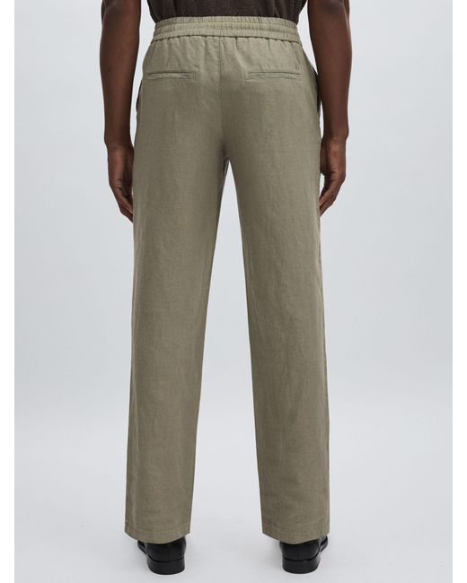 Les Deux Multicolor Green/ivory Drawstring Trousers for men