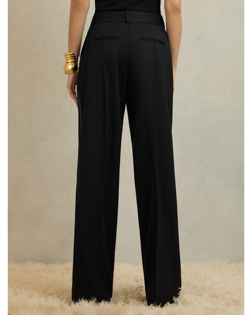 Reiss Natural Atelier Wide-Leg Tuxedo Trousers