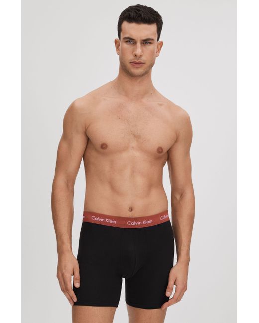 Calvin Klein Black Calvin Underwear 5 Pack Boxer Briefs for men