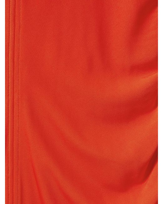 Reiss Red Kia Halter-Neck Cut-Out Woven Maxi Dress