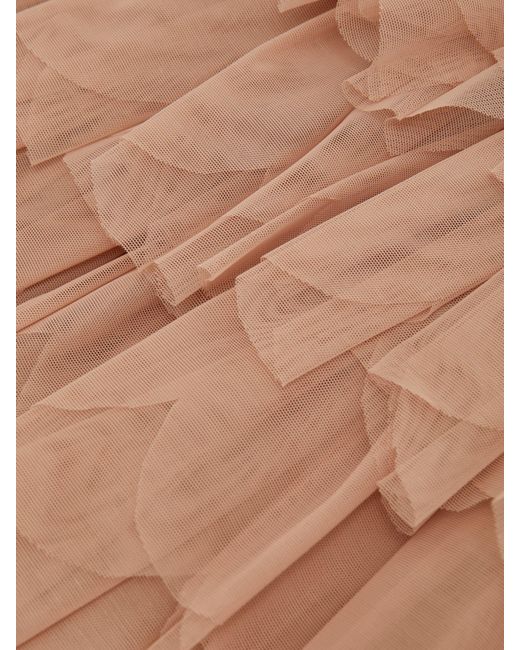 Reiss Natural Tillie - Pink | Royal Ballet Tulle Mini Dress, Us 0
