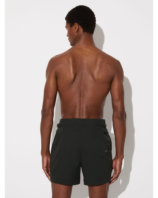 Reiss Blue Side-Adjuster Swim Shorts for men