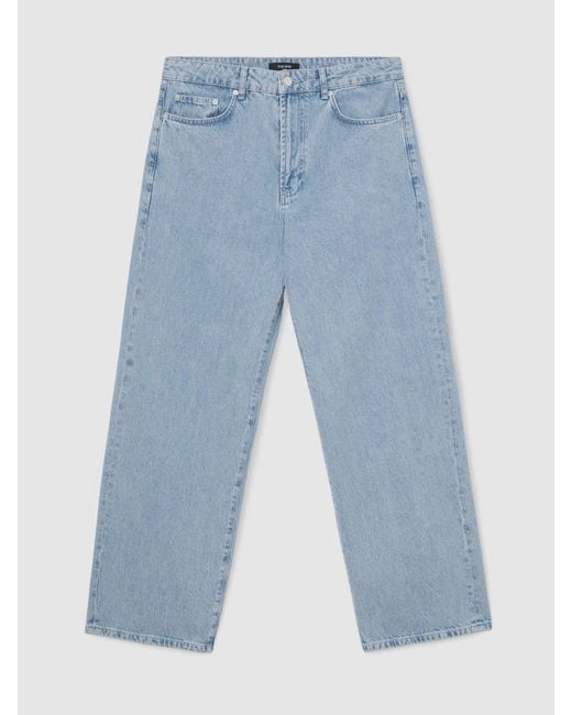 Reiss White Baggy-Fit Jeans for men