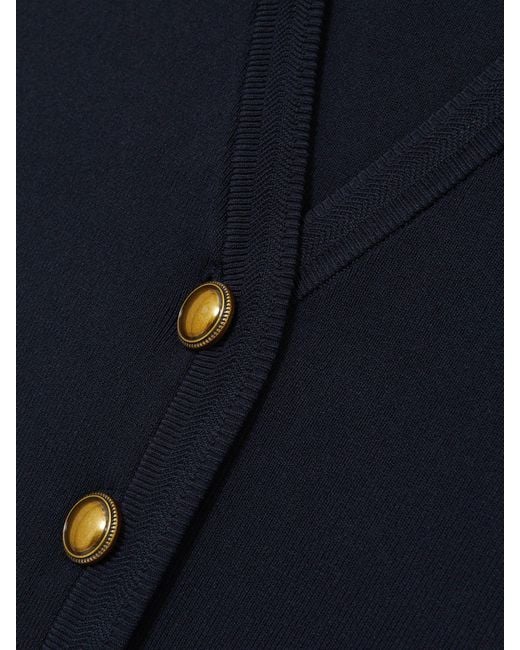 Reiss Natural Knitted Button Through Vest