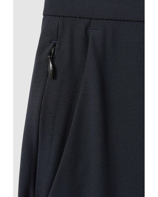 Reiss Blue Technical Drawstring Trousers for men