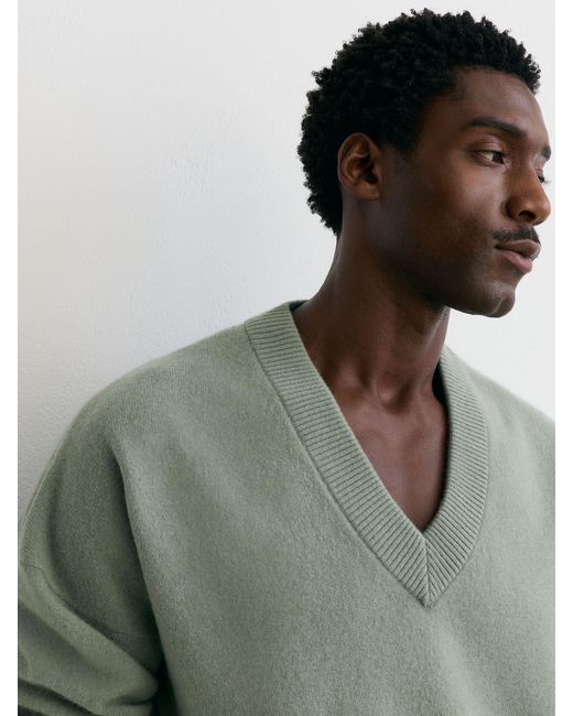 Reiss Multicolor Wool-Cashmere V-Neck Jumper for men