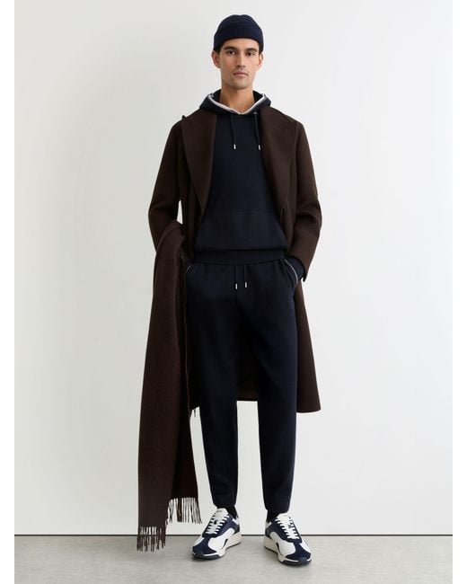 Reiss Black Hillside - Navy Joggers, L for men